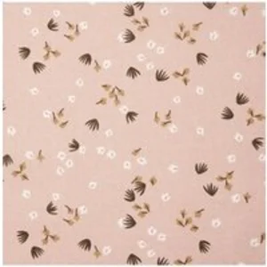 Tissu coton Yposia vendu par 50 cm(...) - Rose/bronze Multicolore