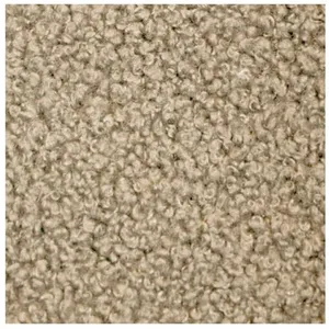 GENERIQUE Tissu fausse fourrure bouclette vendu au mètre(...) - Ourson Marron