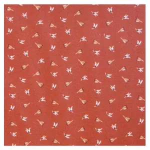 GENERIQUE Tissu coton Bio pistil fleurs vendu au mètre(...) - Orange