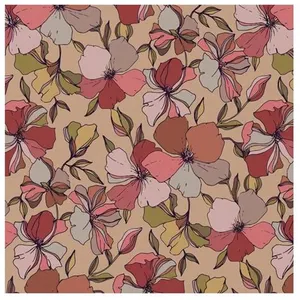 GENERIQUE Tissu viscose fleuri vendu au mètre(...) - viscoseabricot