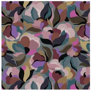 GENERIQUE Tissu viscose pétales vendu au mètre(...) - 0008 Violet