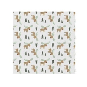 GENERIQUE Tissu coton enfant élans vendu au mètre(...) - élanblanc