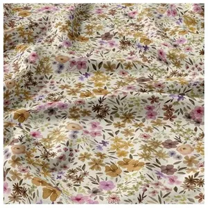 Tissu viscose romance vendu au mètre(...) - 0 Ecru