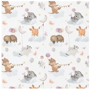 GENERIQUE Tissu coton impression numérique oursons vendu au mètre(...) - mounablanc