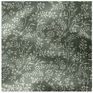 Tissu coton double gaze imprimé fleurs vendu au mètre(...) - verttazna...
