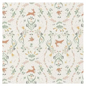 Tissu enfant coton nature vendu par 50 cm(...) - 0 Ecru