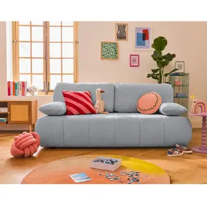 BEST MOBILIER Harper - canapé 3 places convertible avec coffre en tissu texturé TU pas cher