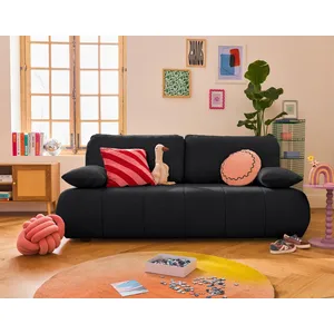 BEST MOBILIER Harper - canapé 3 places convertible avec coffre en tissu texturé TU pas cher