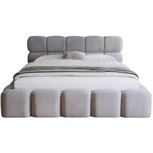 Mariposa - lit coffre - 160x200 cm - sommier inclus - en velours