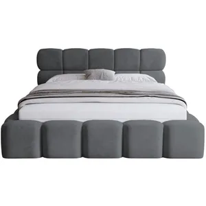 Mariposa - lit coffre - 160x200 cm - sommier inclus - en velours