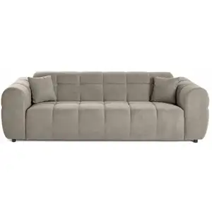 LISA DESIGN Ray - canapé droit 3 places en velours texturé TU pas cher