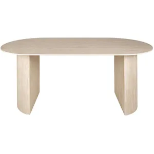 Comparateur de prix : LISA DESIGN Maeva - table à manger - bois effet travertin - 6 personnes TU