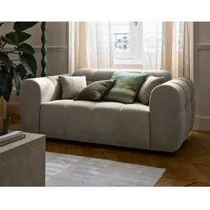 LISA DESIGN Ray - canapé droit 2 places en velours texturé TU pas cher