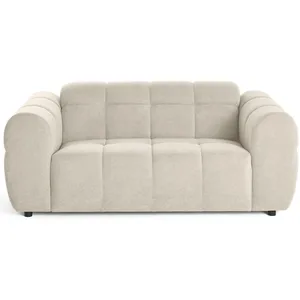 LISA DESIGN Ray - canapé droit 2 places en velours texturé TU pas cher