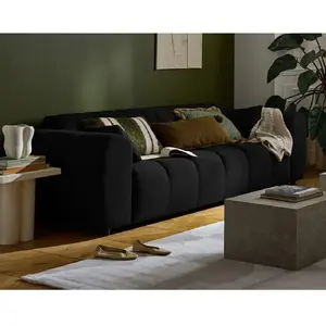 LISA DESIGN Ray - canapé droit 3 places en velours texturé TU pas cher