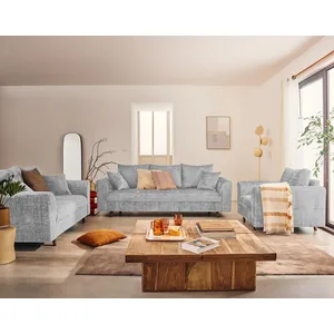 LISA DESIGN Rune - canapé droit 2 places en velours texturé TU pas cher