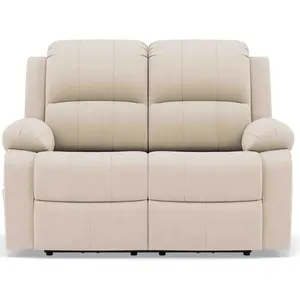 Bestmobilier Armand - Canapé 2 places relax électrique en velours côtelé pas cher