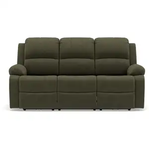 Bestmobilier Armand - Canapé 3 places relax électrique en velours côtelé pas cher