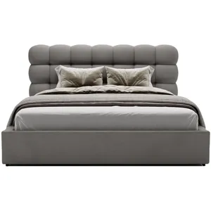 Lotus - lit coffre - 160x200 cm - sommier inclus - en velours