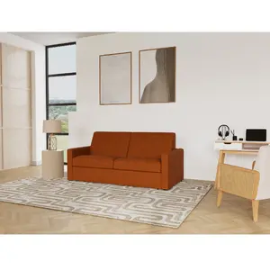 Bestmobilier Julia - canapé 3 places convertible couchage quotidien ma... pas cher