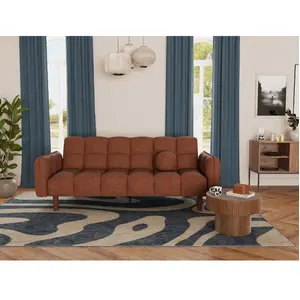 Bestmobilier Adam - Canapé convertible clic-clac 2 places en tissu texturé pas cher