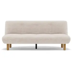 Comparateur de prix : Soan - Banquette 2 places convertible clic-clac en velours texturé