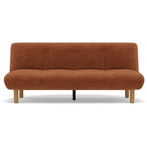 Comparateur de prix : Soan - Banquette 2 places convertible clic-clac en velours texturé