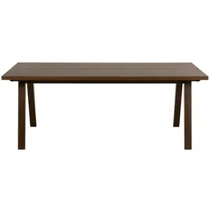 Lisa Design Pauline - table à manger rectangulaire - chêne foncé - 6 personnes pas cher