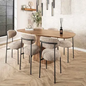 Comparateur de prix : Dayo - Table À Manger En Bois Massif De Manguier - 6 À 8 Personnes