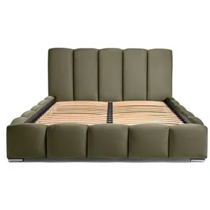 Comparateur de prix : BESTMOBILIER Torreon - lit coffre - 180x200 - sommier inclus - en velours 180 x 200 cm