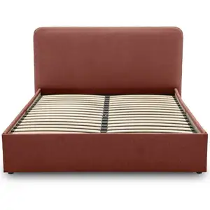 Comparateur de prix : BESTMOBILIER Goyave - lit coffre - 160x200 - en tissu - sommier inclus 160 x 200 cm