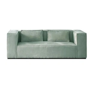 LISA DESIGN Stella - canapé fixe 2 places - en velours côtelé - style contemporain pas cher