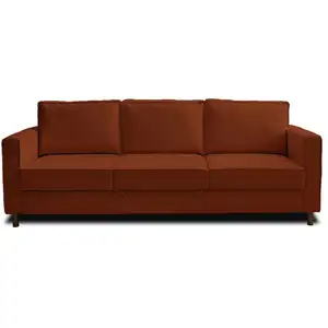 Best Mobilier Jake - canapé 3 places - convertible - en velours côtelé - Lisa Design pas cher