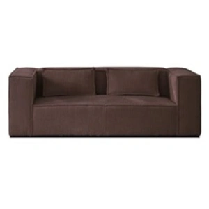 LISA DESIGN Stella - canapé fixe 2 places - en velours côtelé - style contemporain TU pas cher