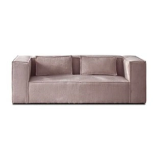 LISA DESIGN Stella - canapé fixe 2 places - en velours côtelé - style contemporain TU pas cher