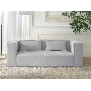 LISA DESIGN Stella - canapé fixe 2 places - en velours côtelé - style contemporain pas cher