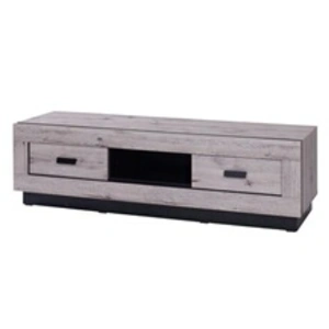 Comparateur de prix : BESTMOBILIER Otis - meuble TV - bois gris - 170 cm - style contemporain Couleur - Bois