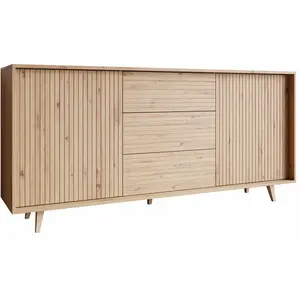 Comparateur de prix : BESTMOBILIER Diego - buffet - bois - 180 cm - Bois