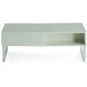 Comparateur de prix : Table basse Sofia - Vert sauge - 110 cm - Contemporain - BESTMOBILIER