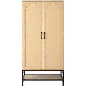 Comparateur de prix : Best Mobilier - Nagato - Armoire - cannage et Bois - 80 cm, Bois/Noir