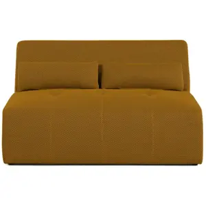 Onyx - canapé droit 2 places - en tissu mailles 3D - Lisa Design pas cher