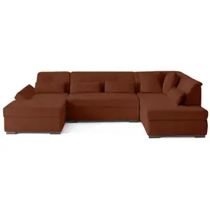 LISA DESIGN Vermont S - canapé panoramique d'angle droit 7 places en velours côtelé TU pas cher