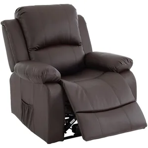 Bestmobilier Armand - fauteuil relax en cuir vegan pas cher