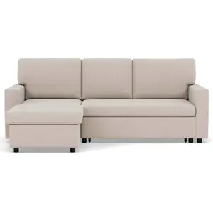 Bestmobilier Meiya - canapé d'angle réversible 4 places convertible av... pas cher