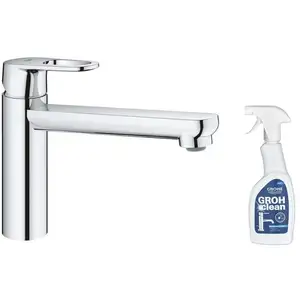 Robinet de cuisine bec médium GROHE Start Flow Quickfix chromé + netto... pas cher
