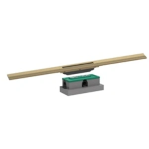 Hansgrohe Caniveau de douche RainDrain Flex 90 Bronze brossé + Corps encastré standardVendu pardarty