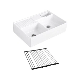 Comparateur de prix : Evier timbre d'office VILLEROY ET BOCH Tradition 89,5 x 63 céramique v...