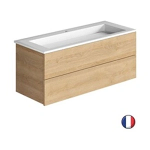 Comparateur de prix : Meuble vasque 120 cm Cosmo chêne cachemire Burgbad