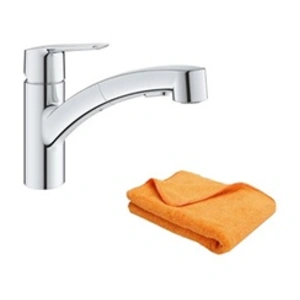 Robinet de cusine avec douchette GROHE Start 2021 + microfibre pas cher