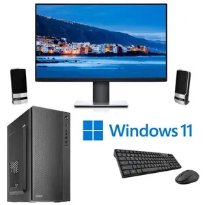 ASRock Pc de bureau windows 11 - G6900 - 250 Go - 16GB + Ecran + Clavier & Souris - WifiVendu parcdiscount
